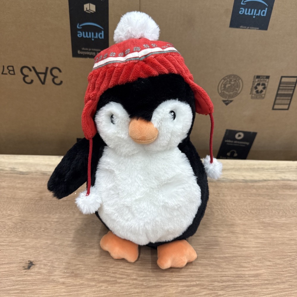 Penguin Plush Stuffed Animal Missing One Wing